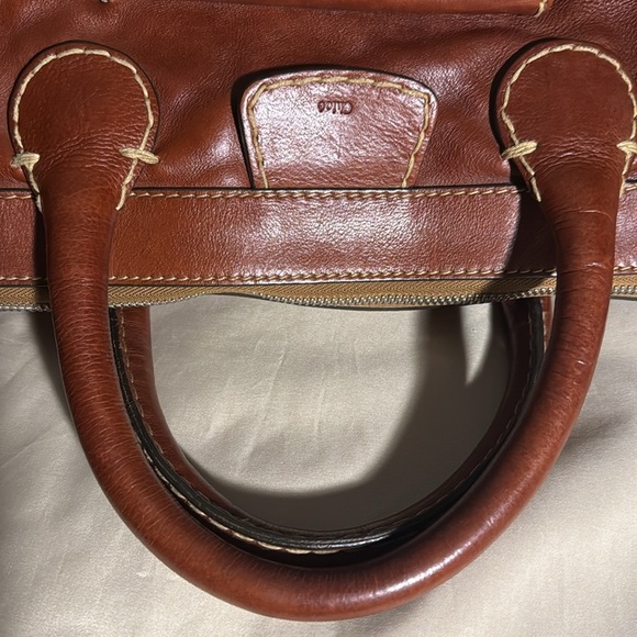 Chloe Leather Tote - Picture 10 of 12